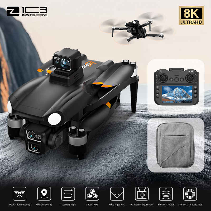 Drone Gps Mount - Z103 ウルトラドローン プロフェッショナル 8K 4軸レンズ デュアルカメラ