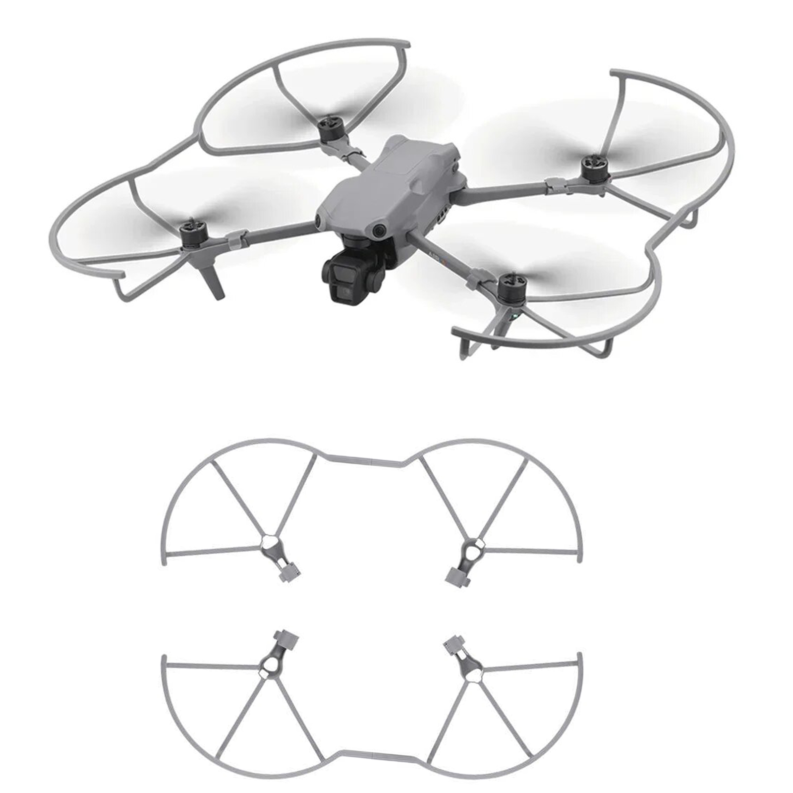 Drone Propeller - プロペラガード DJI Air 3/Air 3S ドローンブレードウィング保護ケージ衝突防止カバー軽量ブレードガードアクセサリー