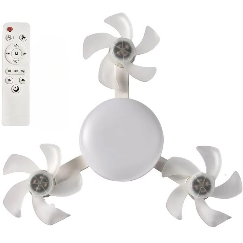 Drone Led Light - YANA35R ドローンデザイン調光可能な 3 色 LED シーリングファンライトファンライト