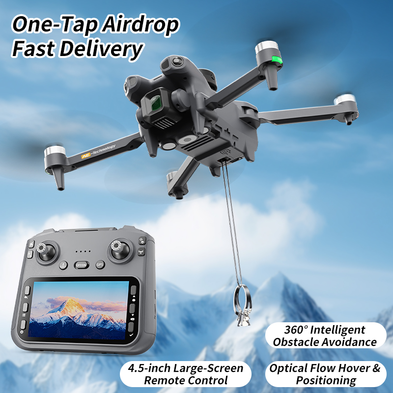 新しいGPSインテリジェント固定点4.5インチ画面搭載、5G - Drone Gps Mount のレビューと価格