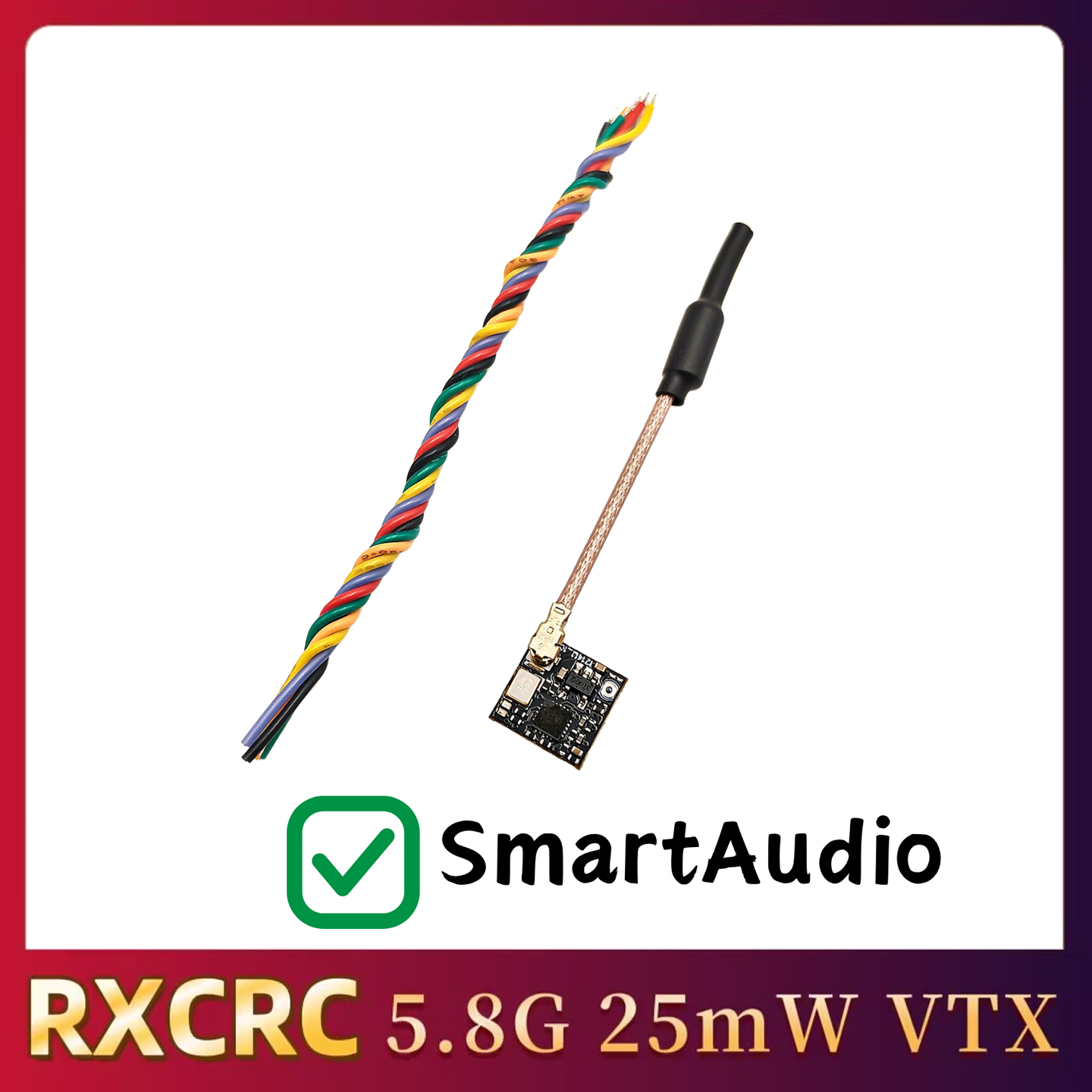 RXCRC 5.8GHz 48CH FPV 25mW アナロ - Drone Transmitter のレビューと価格